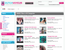 Tablet Screenshot of dutchvoyeur.com